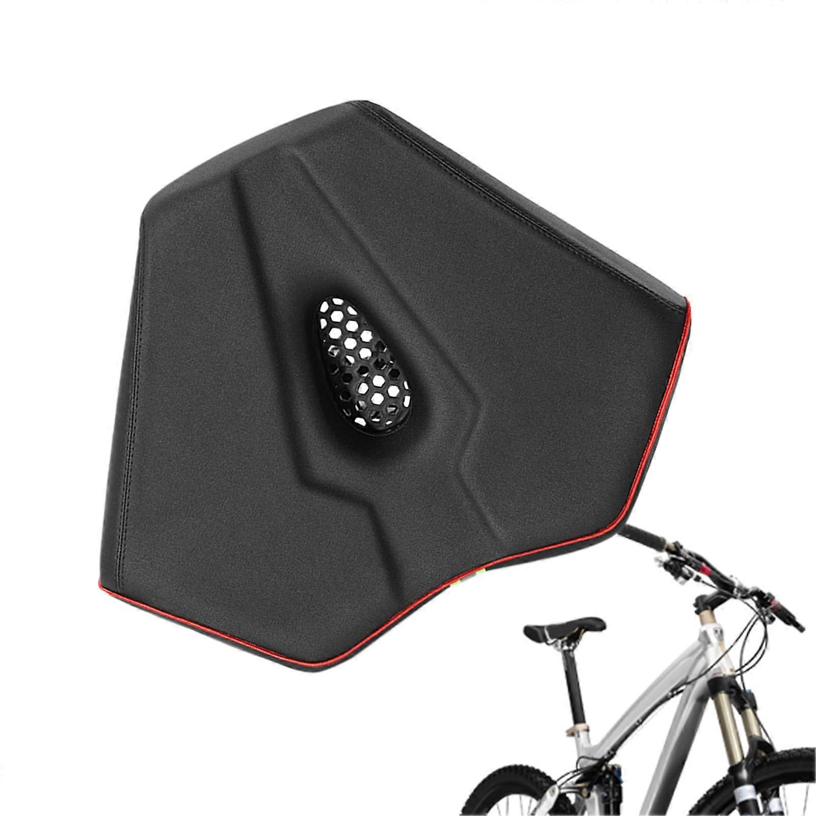 comfortable bicycle saddle Thickened ergonomic for adults Red
