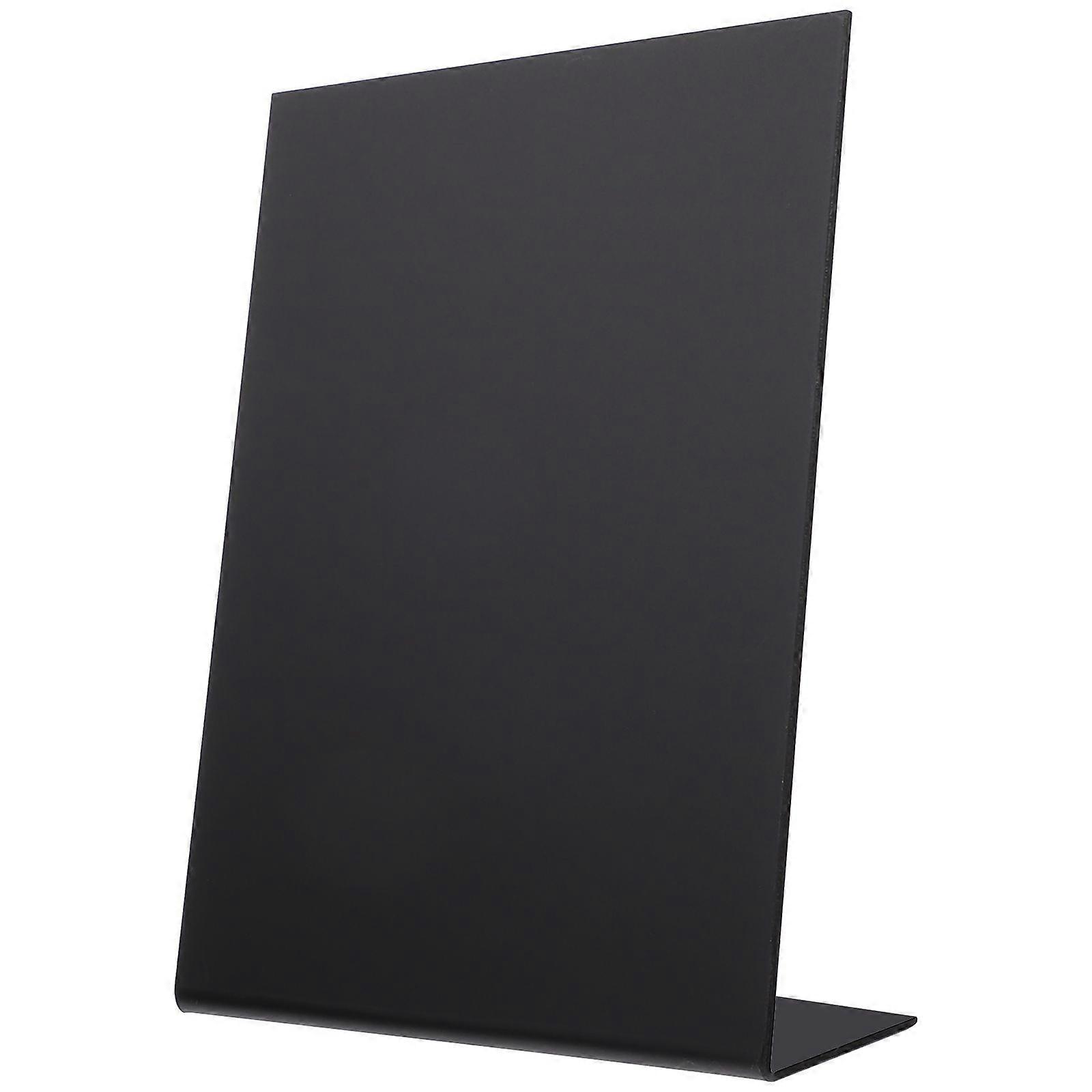 1Pc Creative Tabletop Chalkboard Message Writing Board Memo Blackboard (Black)