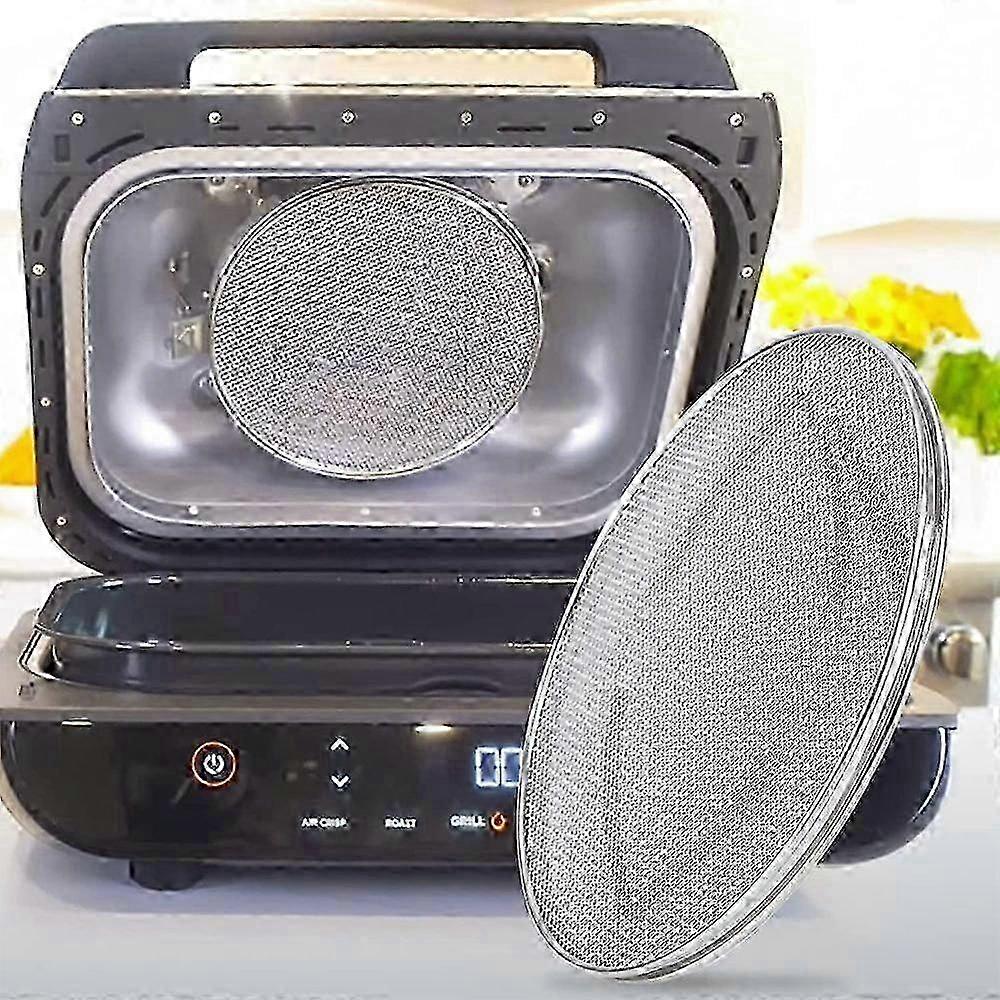 2025 2τμχ Splatter Shield για Ninja Foodi, Αξεσουάρ για Ninja Foodi Indoor Grill, Ανοξείδωτη οθόνη Splatter, Πλυντήριο πιάτων