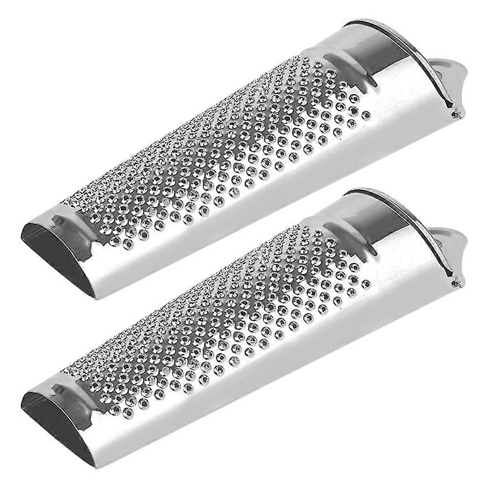 Silver Multi-Functional Stainless Steel Shredding Kitchen Tools Home Users 14X4.5CM 2Pcs