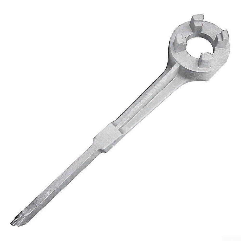 Efficient aluminum drum opener tool, suitable for most drums with a capacity of 10, 15, 20, 30, 50, 55 gallons