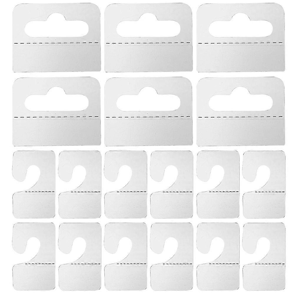200pcs Plastic Hook Retail Sticker Hook Hanging Tab Hooks Hanger Supply