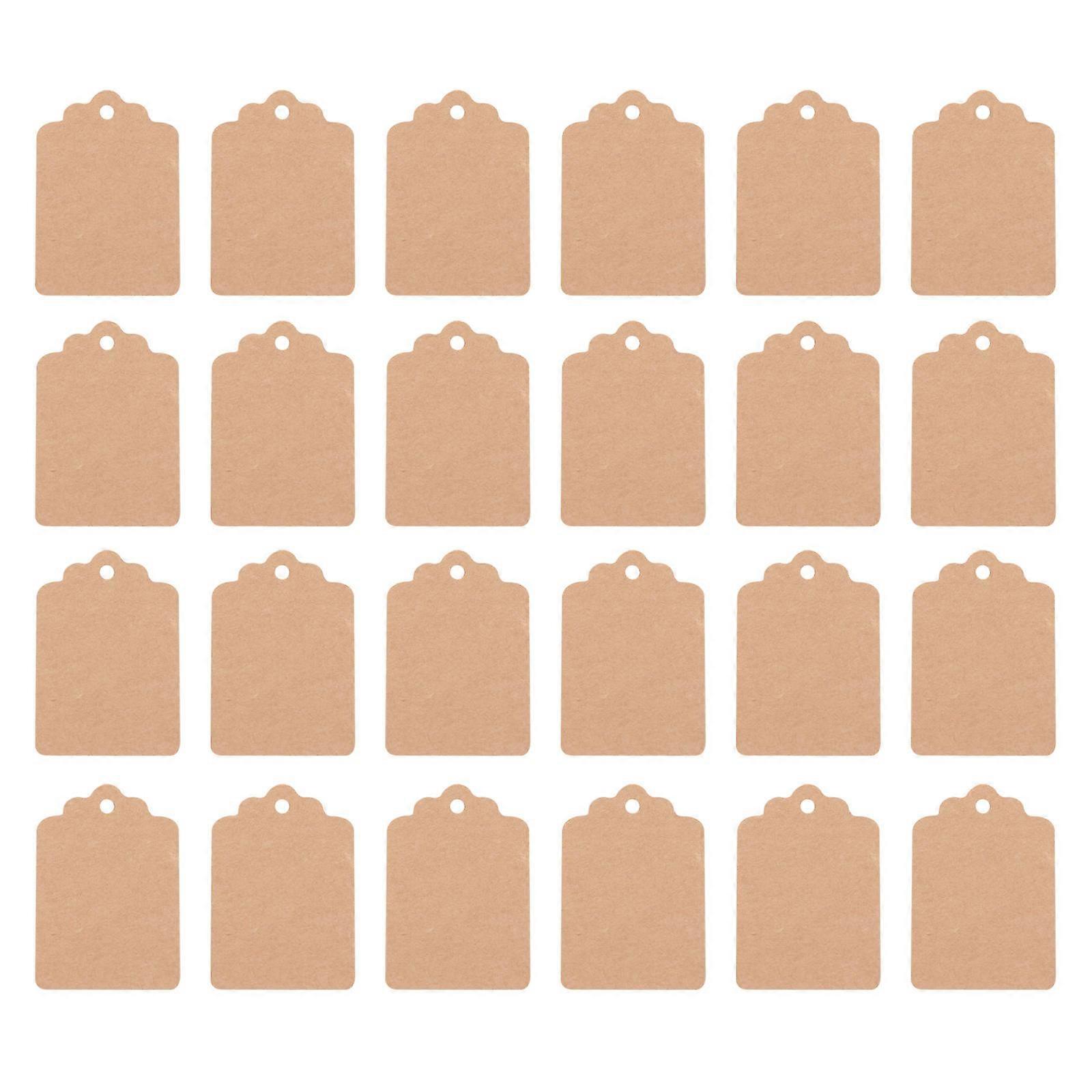 Unstrung Marking Tag Kraft Paper Tag Classroom Name Tags 1000Pcs