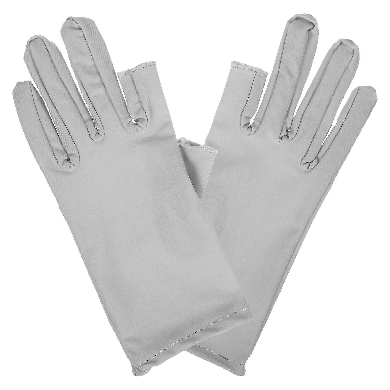 Kvinder Kørehandsker Uv-beskyttelse Åndbart skridsikkert greb til cykling og sport 1 par