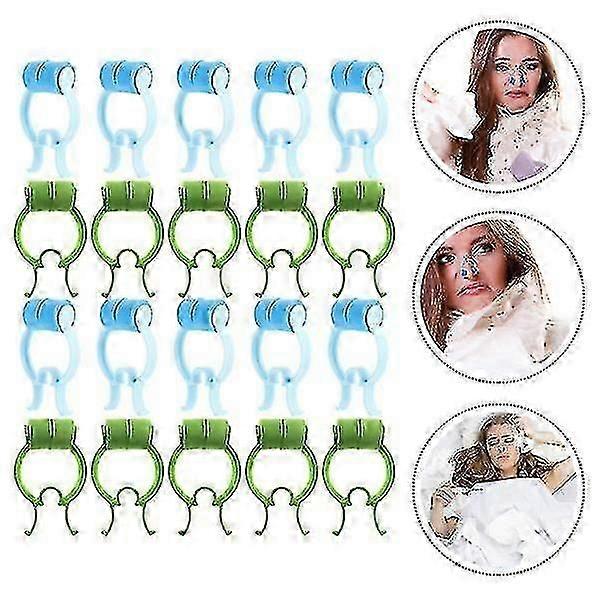 20PCS Nose Clips for Breathing Training Lung Exercise