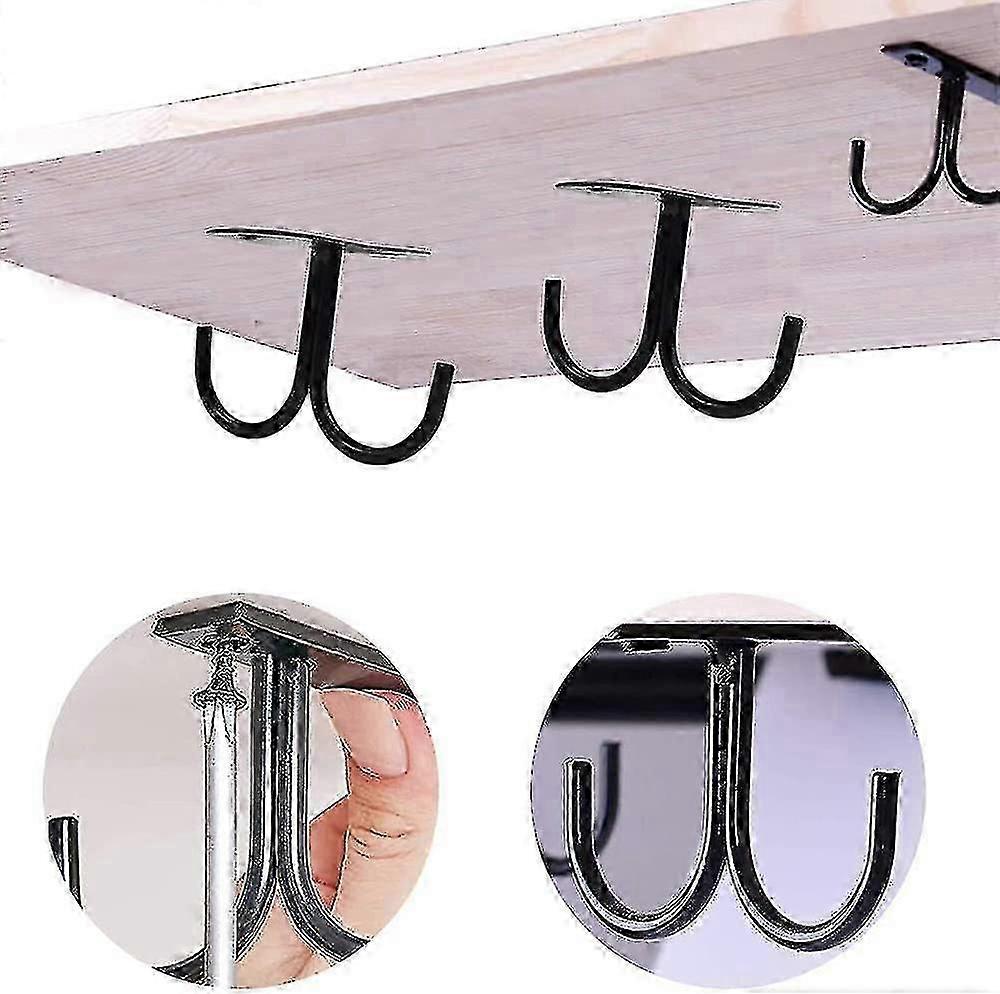 شماعات الأكواب, خطاف الأكواب, خطاف تخزين المطبخ, حامل أكواب مع مسامير