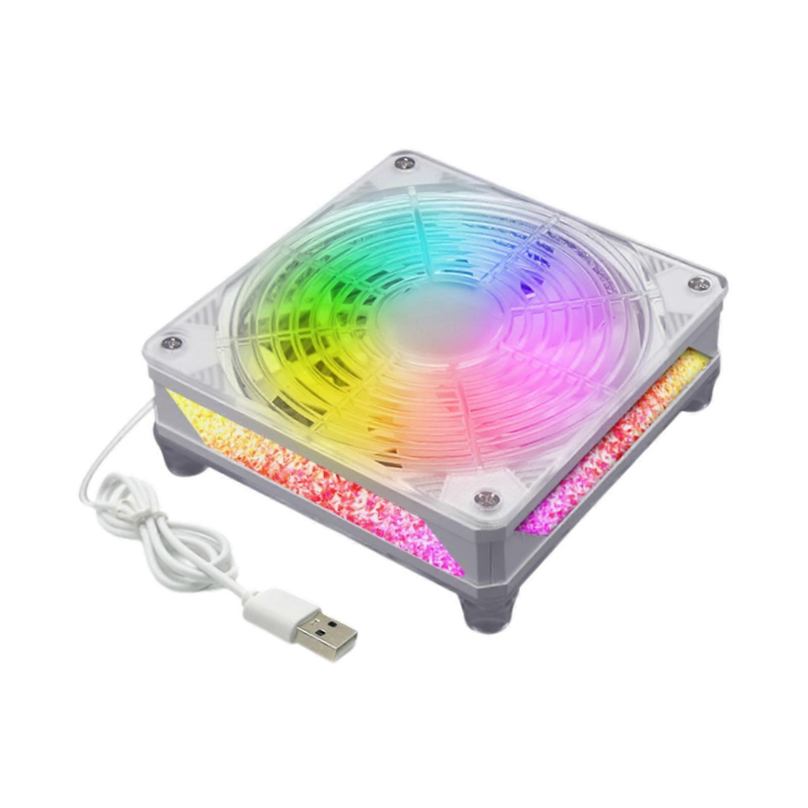 USB Radiator Fan Computer Fan 5V Easy to Install Quiet 12cm Cooling Computer for