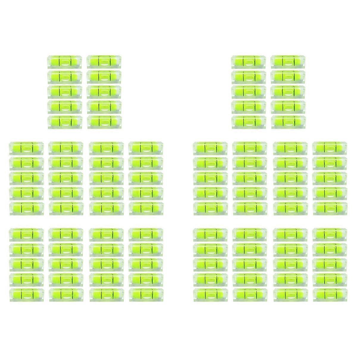 10Pcs Bubble Spirit Level 10X10X29mm Square Levels for Wall Frames