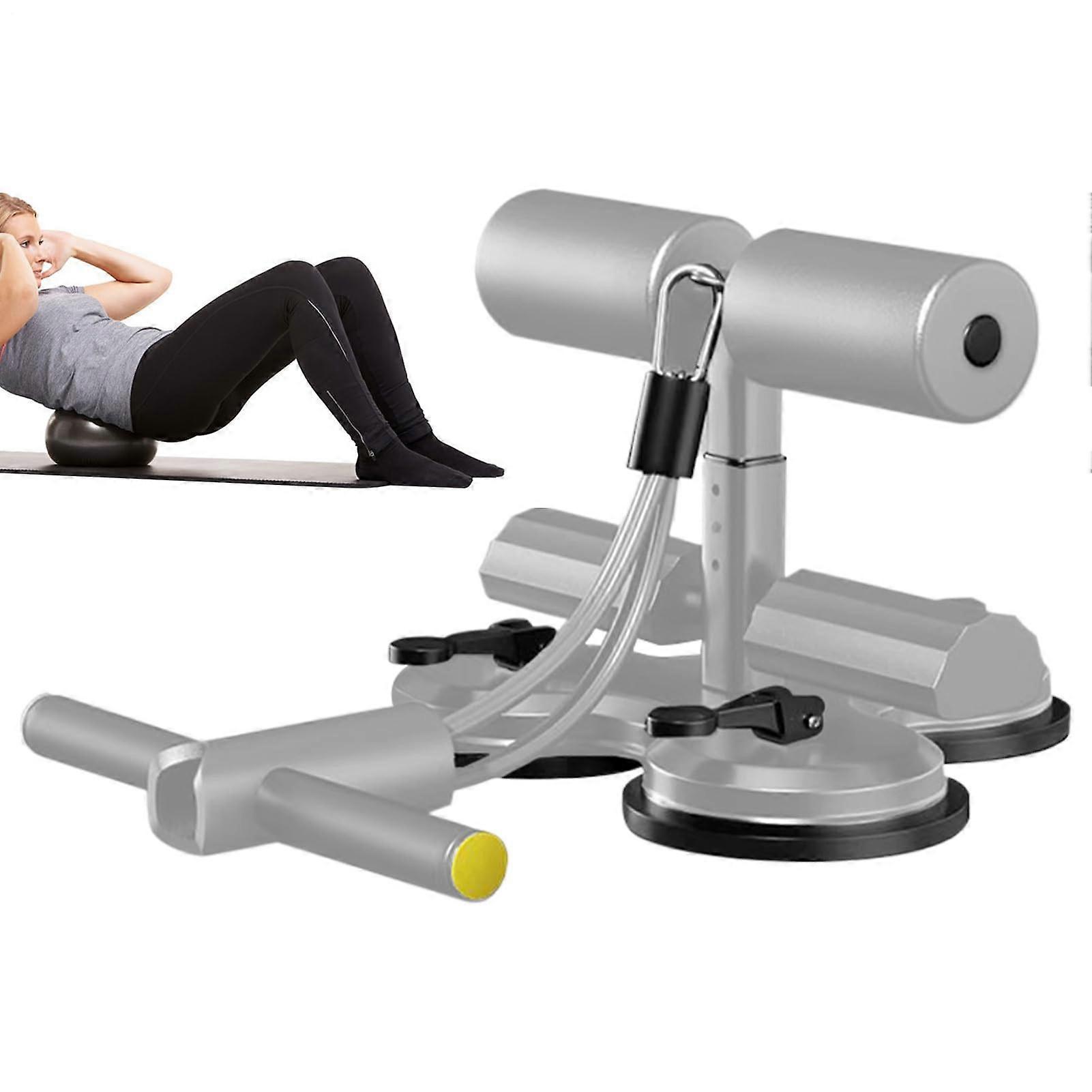 AB Training Aid, Sit Up Bar Ab Exercise Machine 716 lbs Capacity Gray
