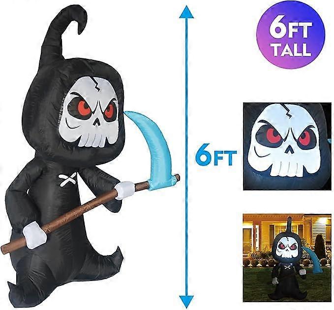 1.8m sickle ghost model funny Halloween decorations