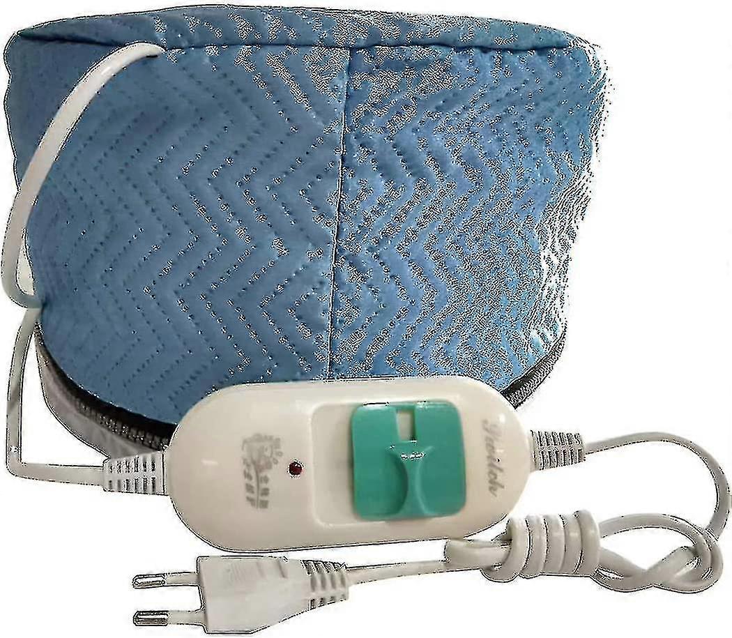 ヘアトリートメントスチームキャップ、3モード温度制御療法とサーマルスパヘアスタイリングスチーマーハット付きヒートハット(ブルー) - Aeに適しています