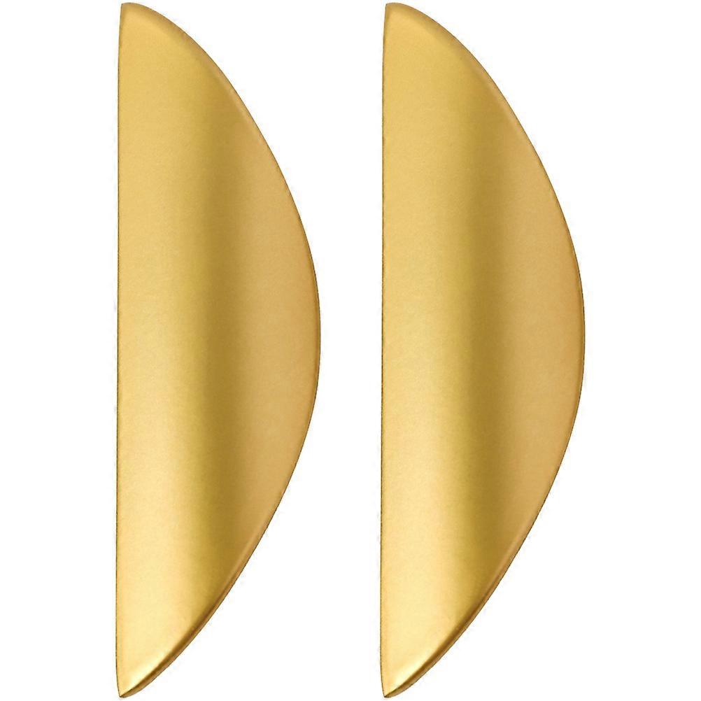 Cabinet Pull Handle Dresser Drawer Pulls Non-Rusting Smooth Surface Zinc Alloy Modern Style 2Pcs