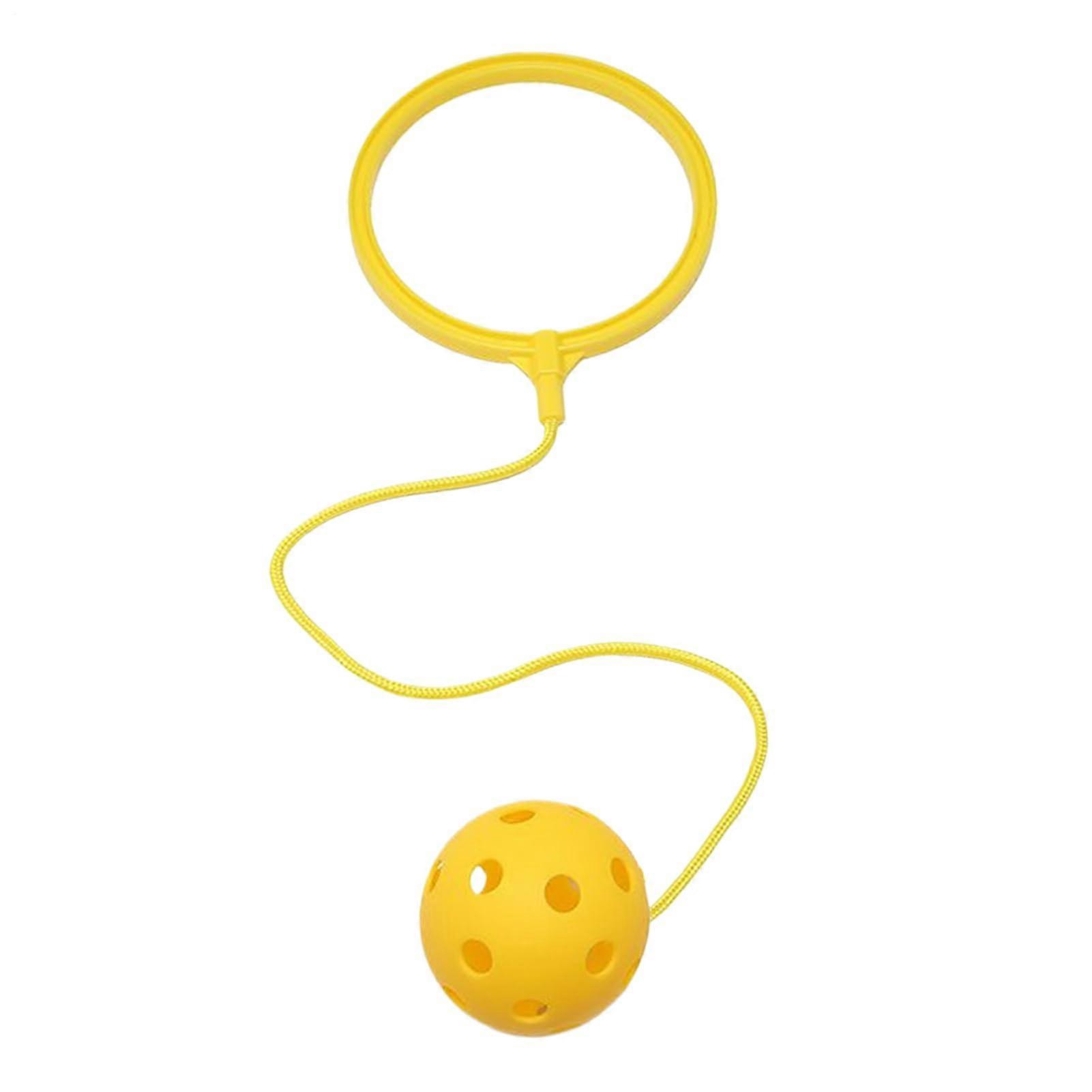Ankle Skip Ball for Children, Skip Ball, Rotating OneLegged Swing Soft, Jump Ring, Coordination Fitness, Outdoor Exercise, Skip Toy for Kids