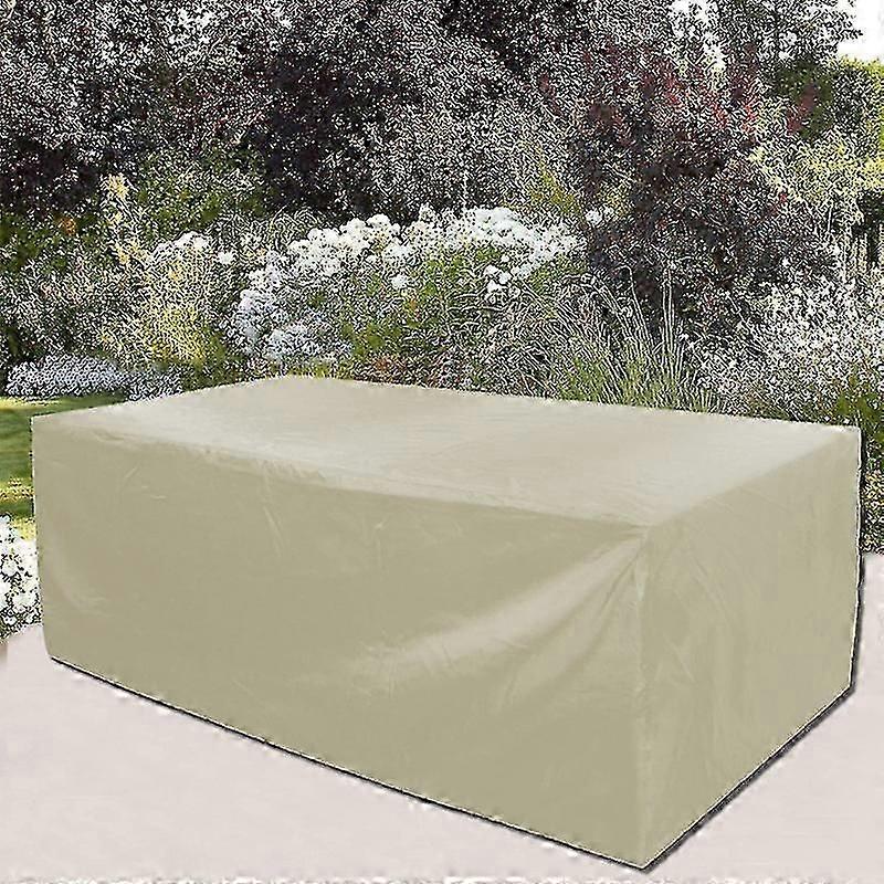 أغطية أثاث خارجية شديدة التحمل ، مقاومة للدموع ومقاومة للماء في جميع الأحوال الجوية لمجموعات الحدائق