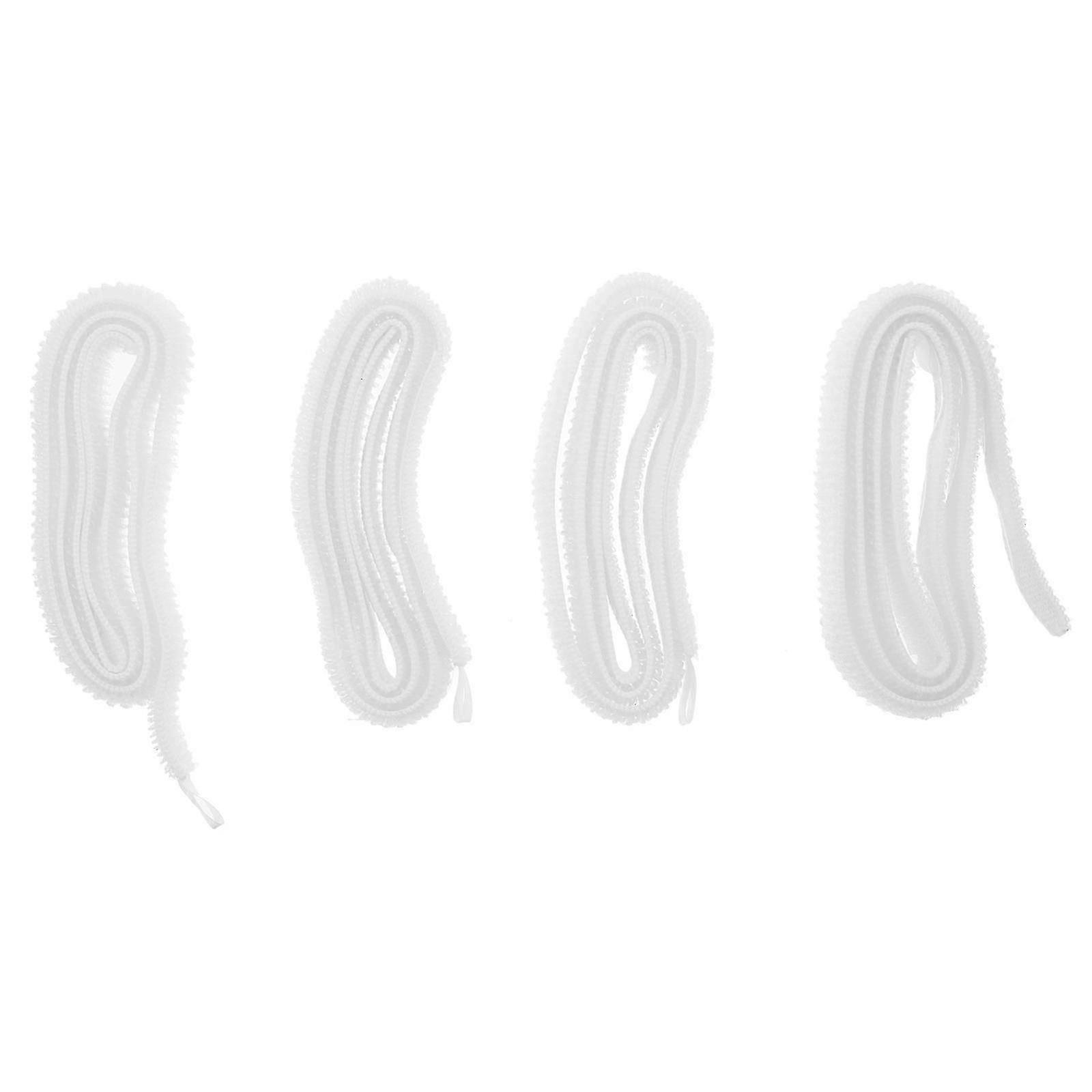 4Pcs Adhesive Catheter Strap Tape Practical Catheter Wrap Holders (White)