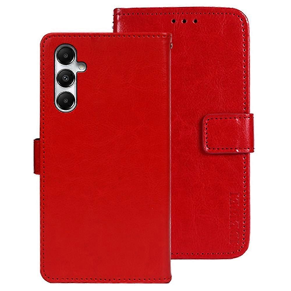 Leather Case with Crazy Horse Pattern Suitable for Samsung Galaxy S23 FE