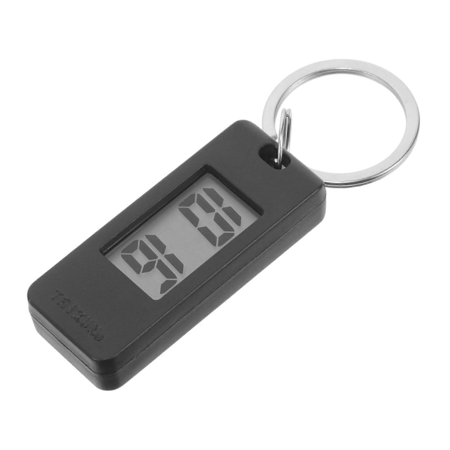 Kids Watch Digital Keychain Bracelet With Black ABS Band Learning Clock For Students