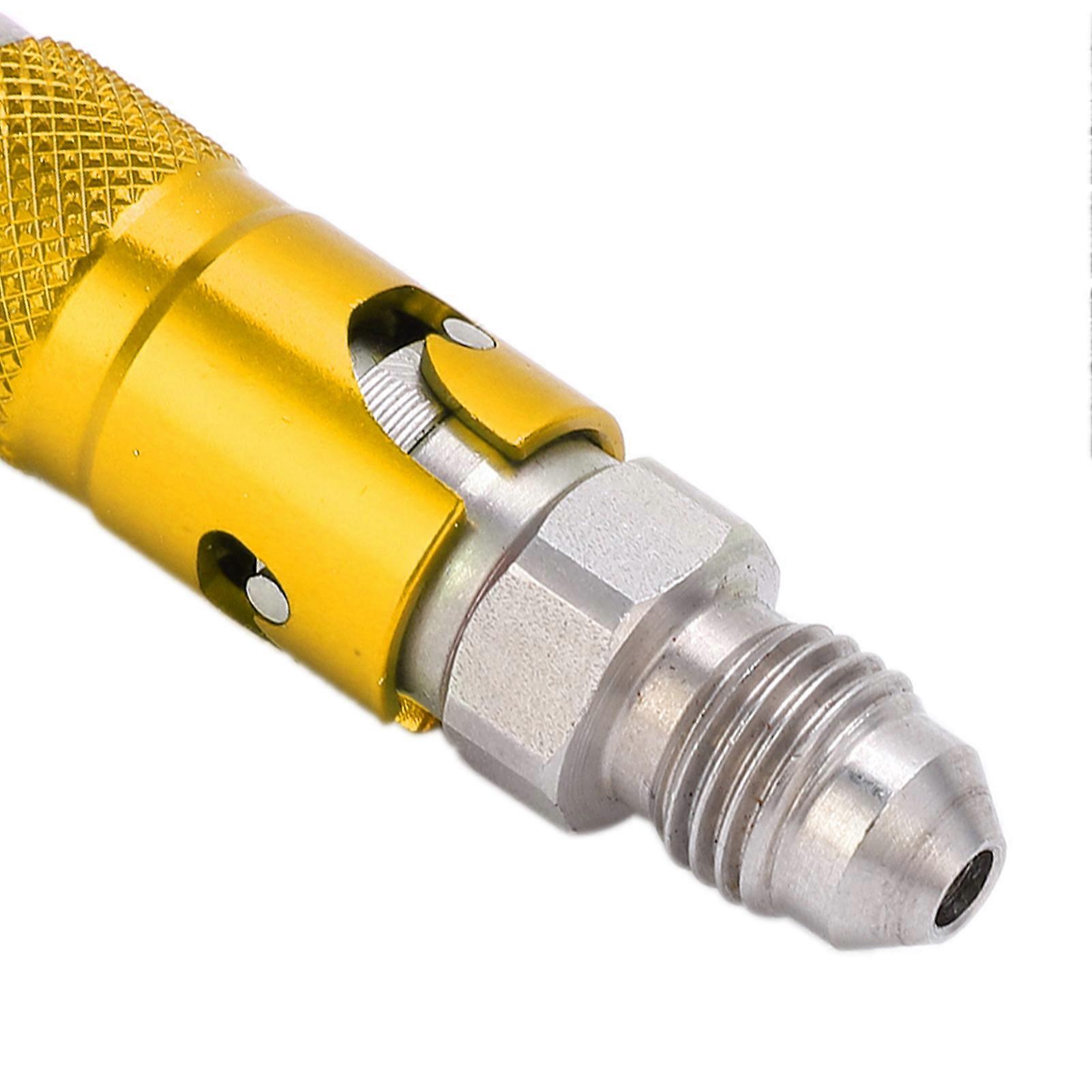 Motorcycle Brake Line Fluid Quick Release Fitting Adapter Stainless Steel UniversalRed