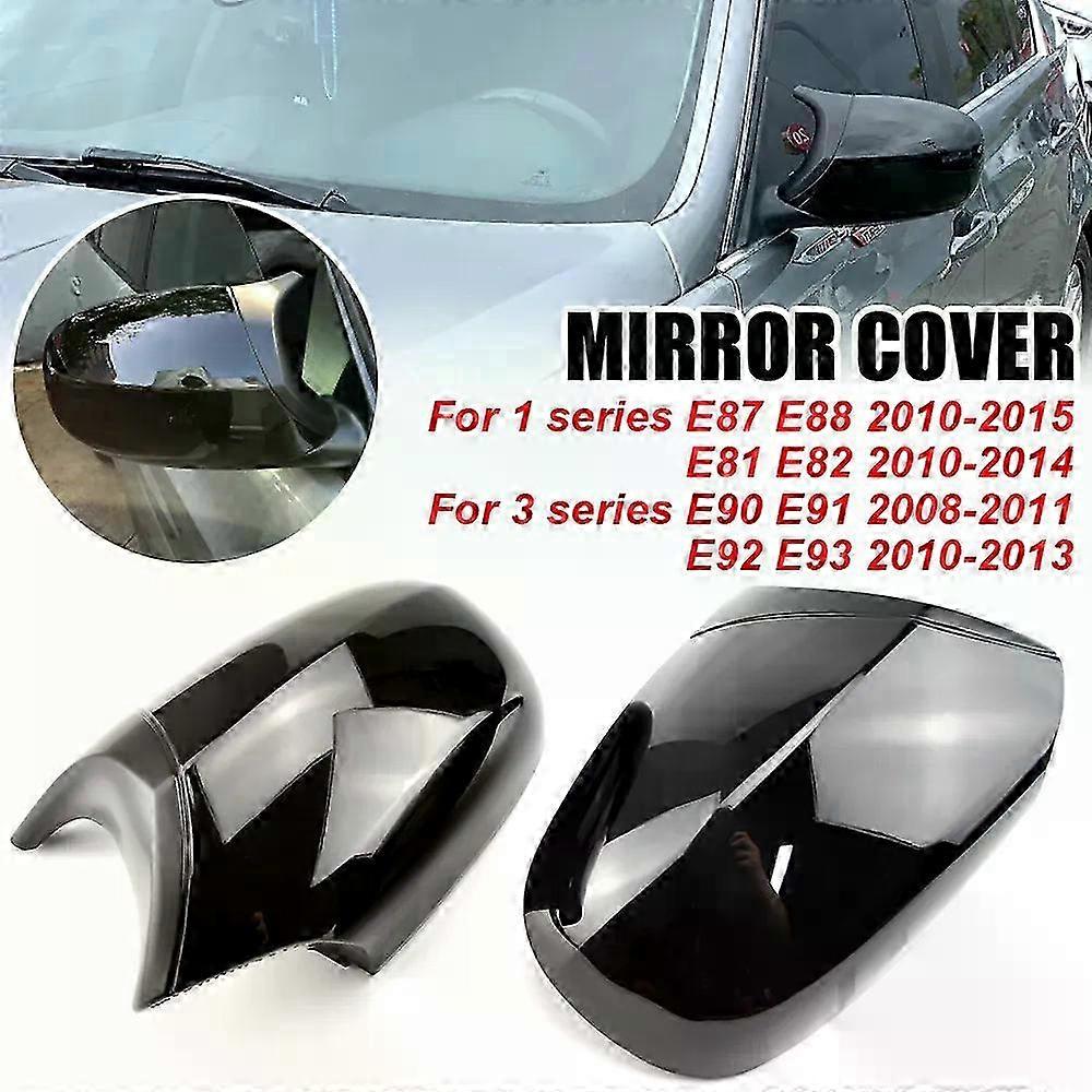 For 1 Pair Suitable for a Brand 1 3 Series Rear View Side Case Trim ABS Carbon Fiber Style Car Rearview Mirror Cover
