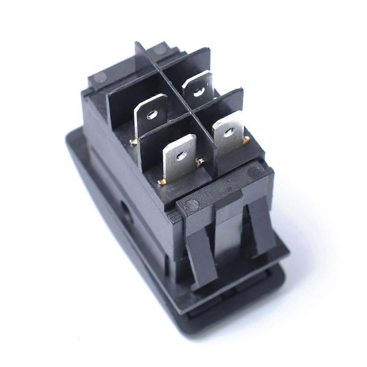 Rocker Push Button Switch with Green Light, Water Splash Resistant, Easy Installation for Boats, Cars, and Water Dispensers