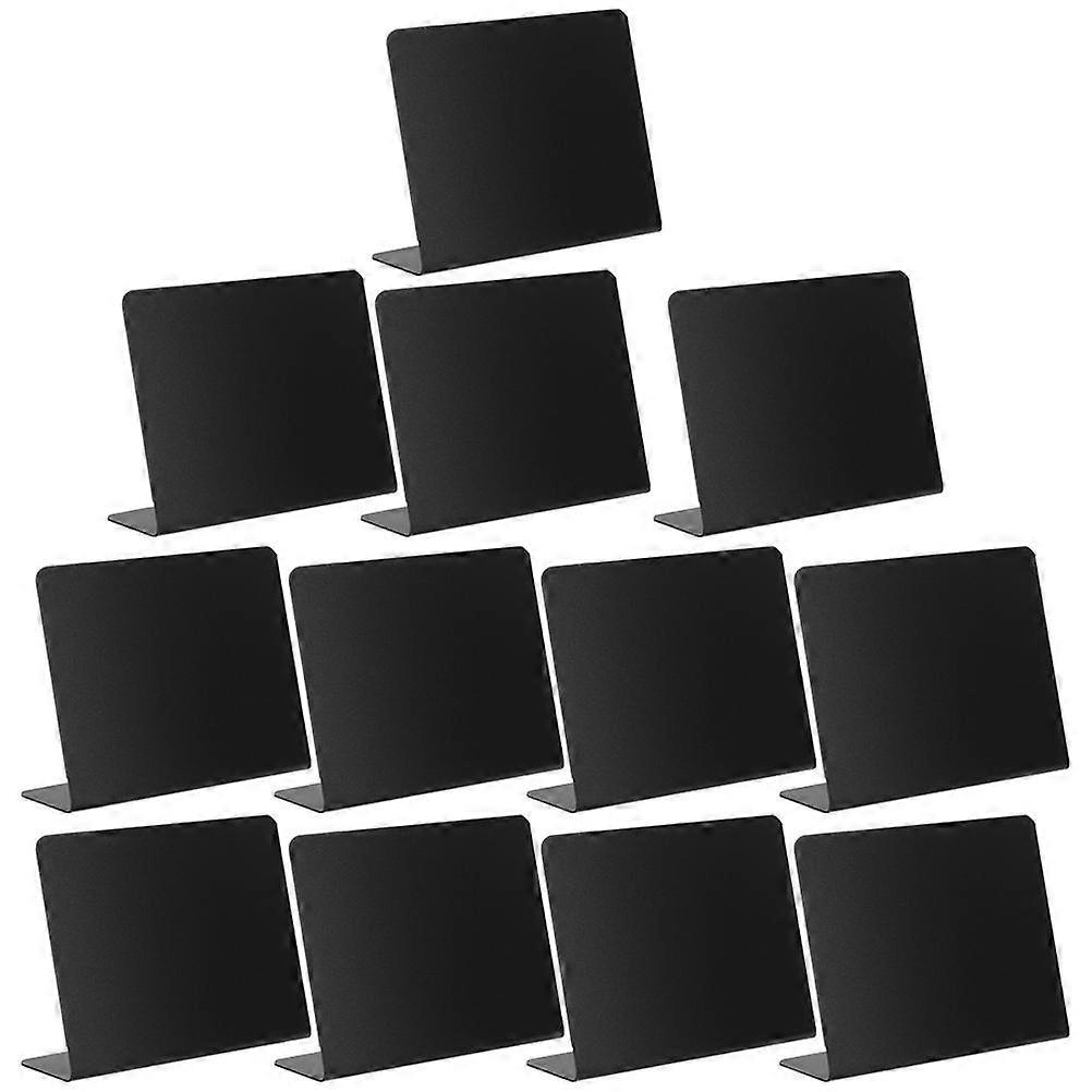 12pcs Chalkboards for Food Labels, Price Displays & Message Signs – Ideal for Buffets, Parties & Events – Simple & Stylish Tabletop Design