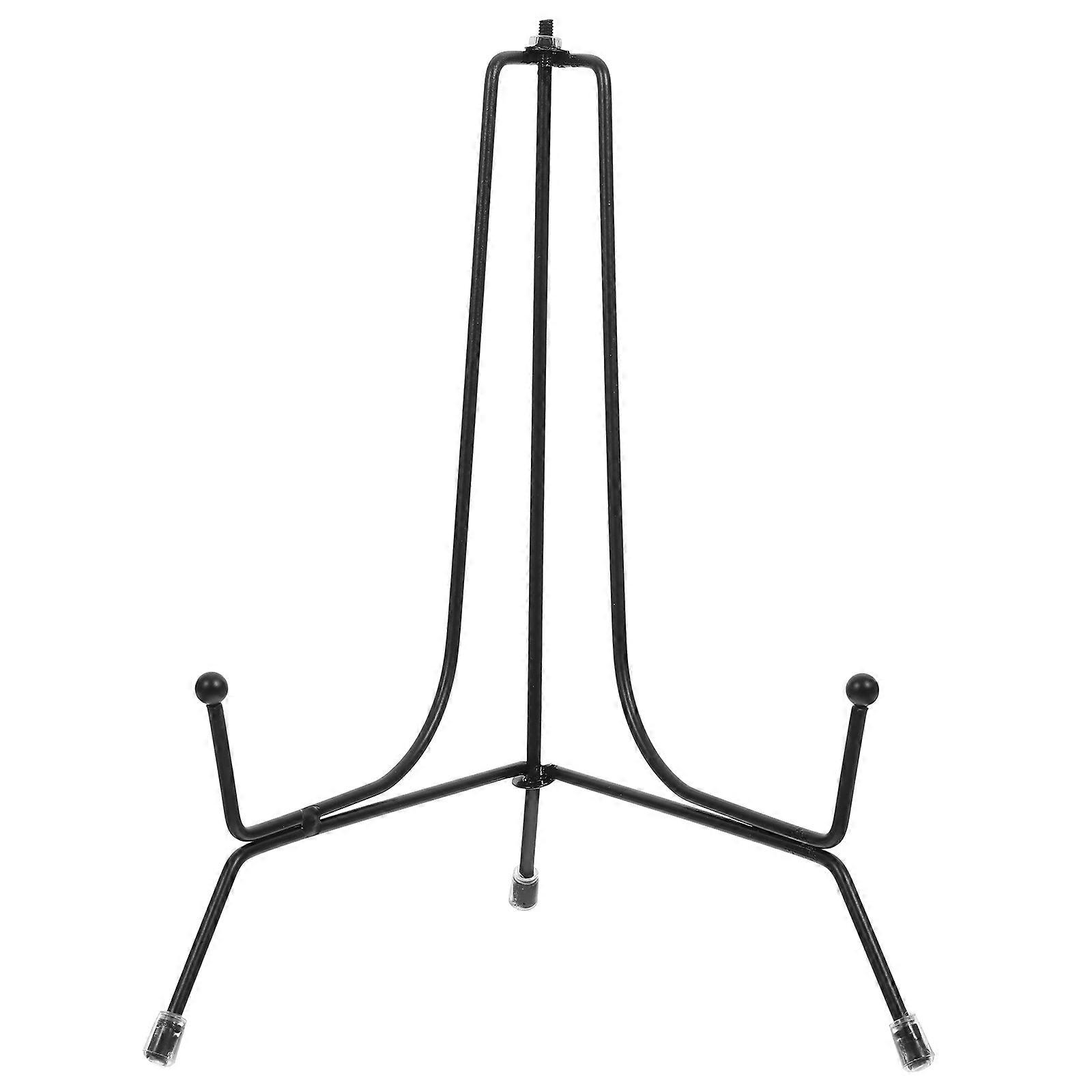 Frame Holder Plate Stand Home Table Display Iron Folding 4Pcs