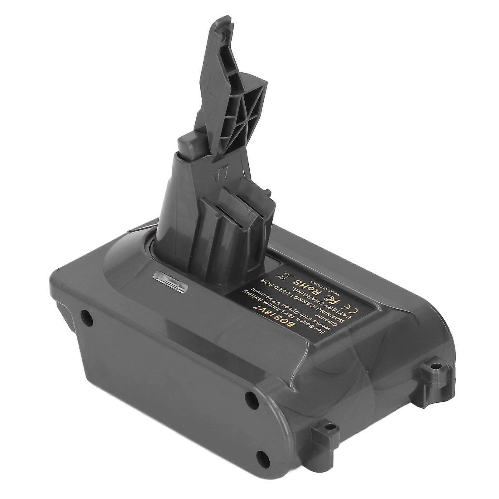 18V V7 Series Lithium Battery Adapter Converter for Power Tools with LED Indicator and ABS Material Compatibility