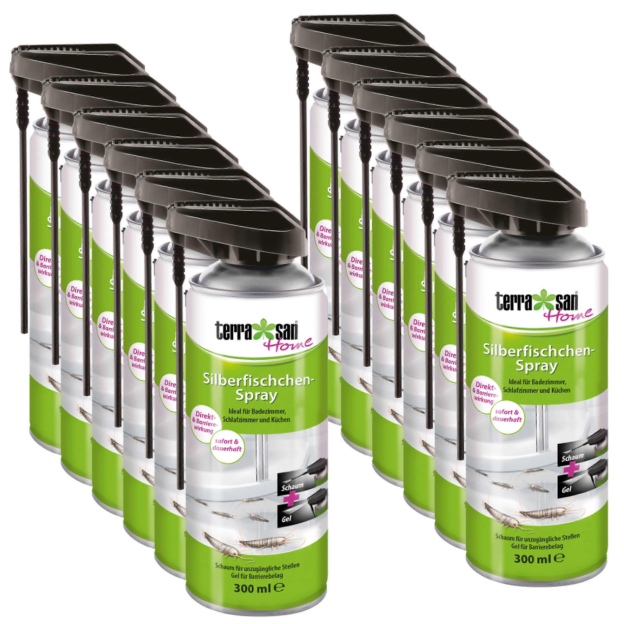 12 x TERRASAN HOME® Silverfish Spray, 300 ml