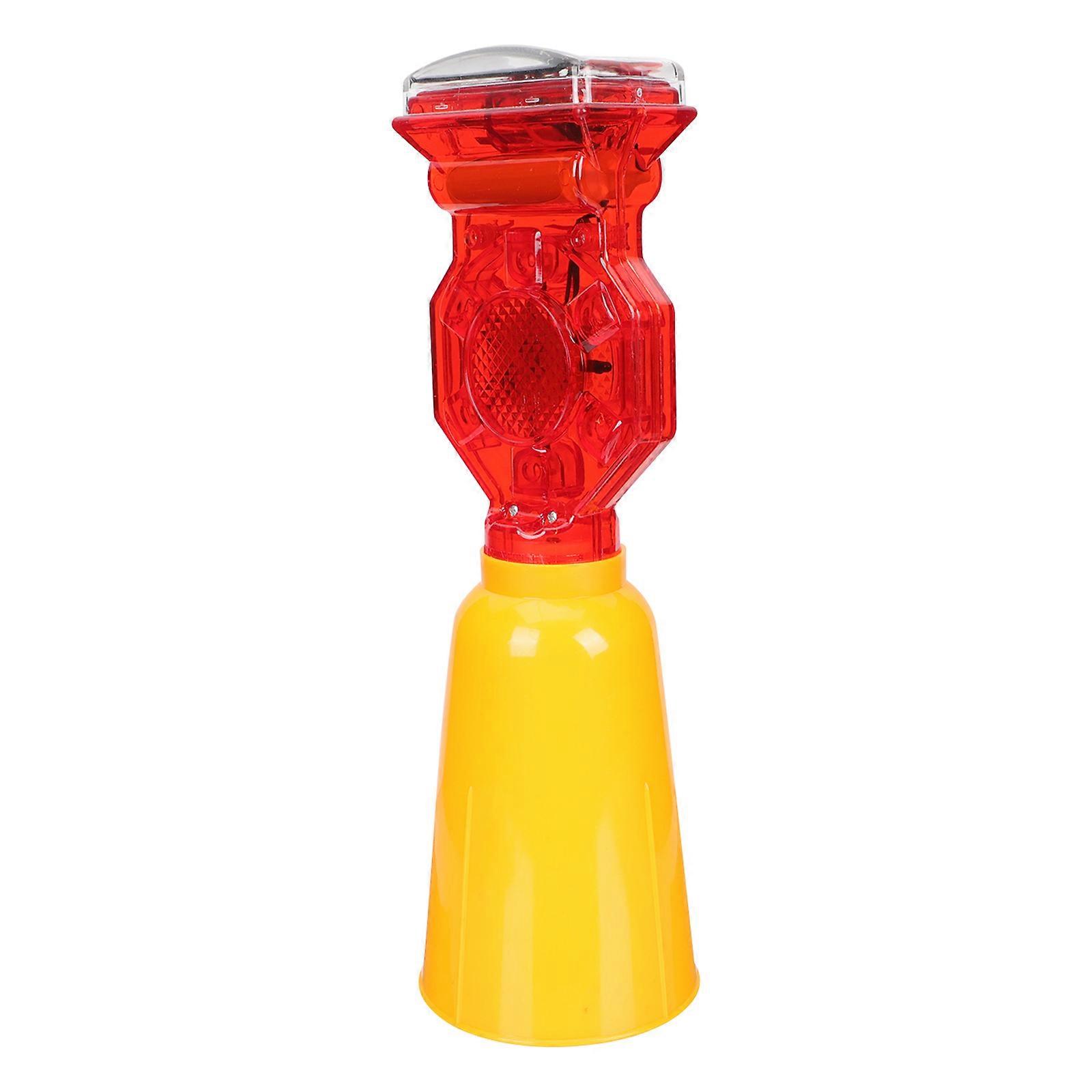 Solar Light Outdoor Waterproof Solar Strobe For Emergency Situations Red 27.5x8.5cm Strobe 1Pcs