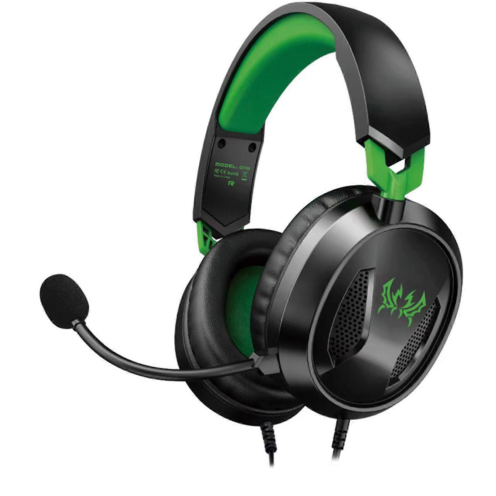 KOTION EACH G3100 Wired Gaming Headset: 360° Mic, Memory Foam, PS5/PS4/PC Compatible