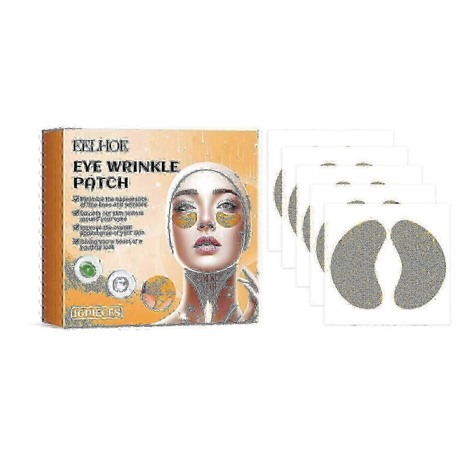 Eye Wrinkle Patch, Lighten Fine Lines Dark Circles Firming And Moisturizing Eye Mask For Anti-Wrinkle Eyes