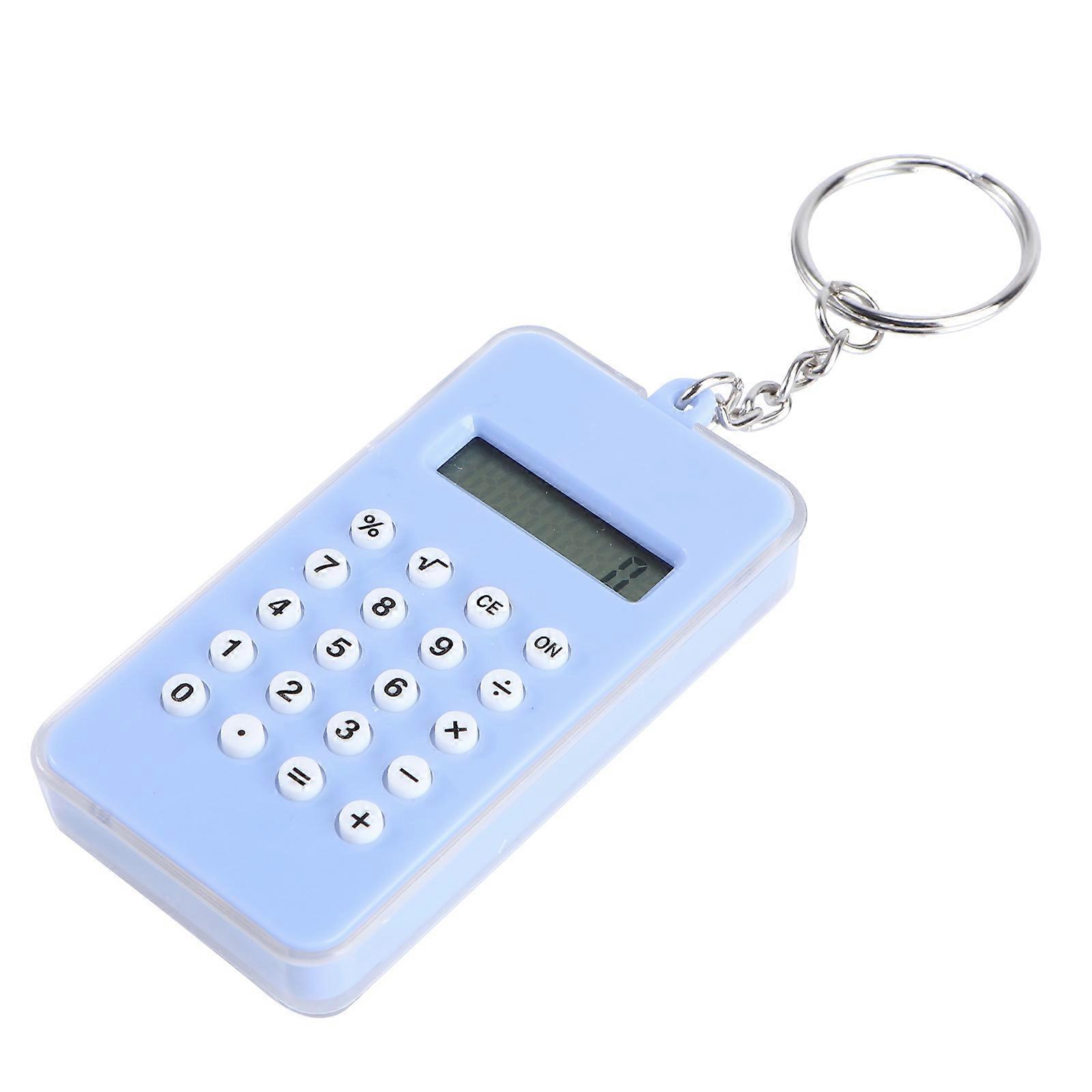 Creative Calculator Pendant Keychain   Multi Functional Bag Charm with Calculator Marble, Durable & Stylish Accessory for Adults