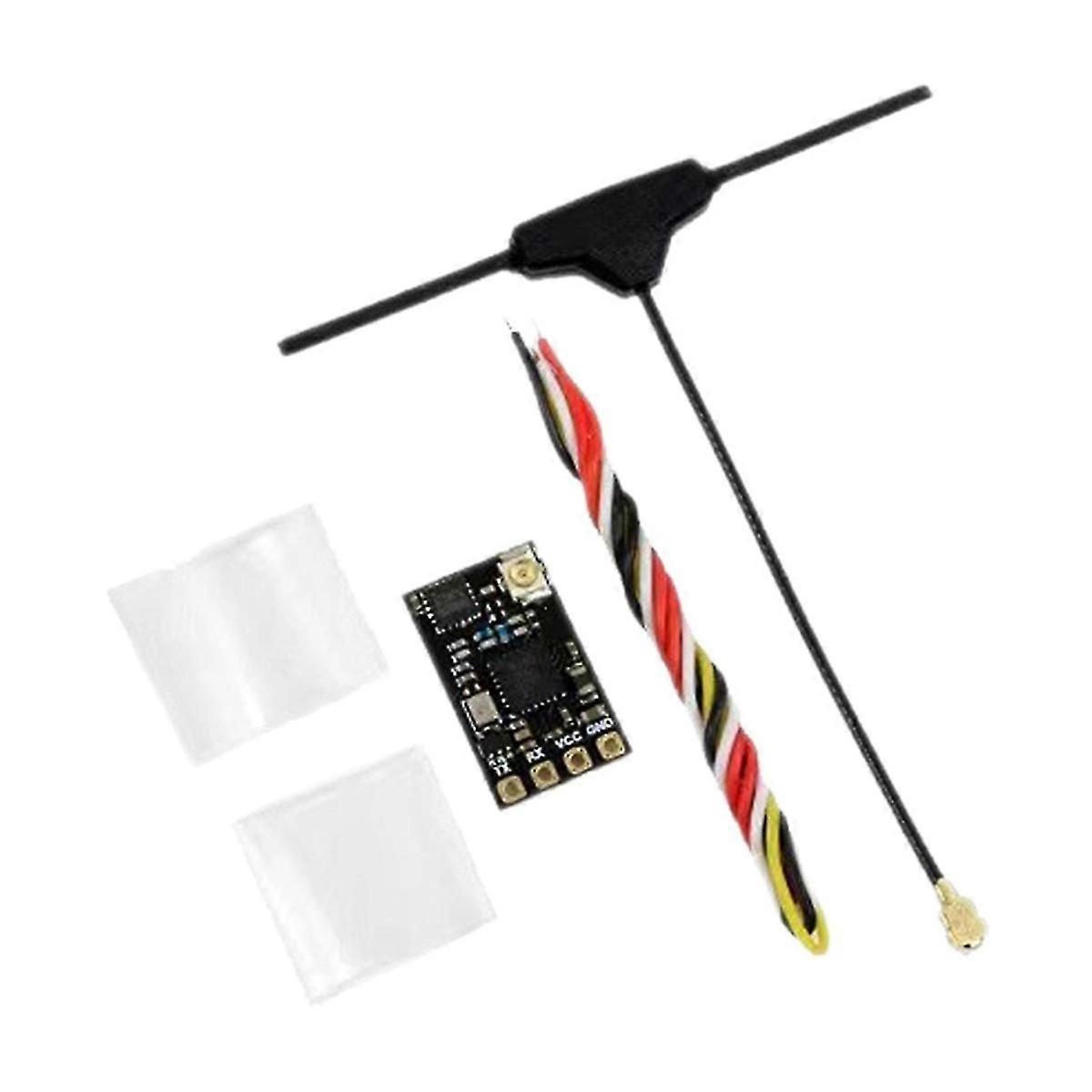 ELRS 2.4GHz Receiver NANO ExpressLRS Receiver with T-Type Antenna Support Wifi Upgrade for FPV RC Dr