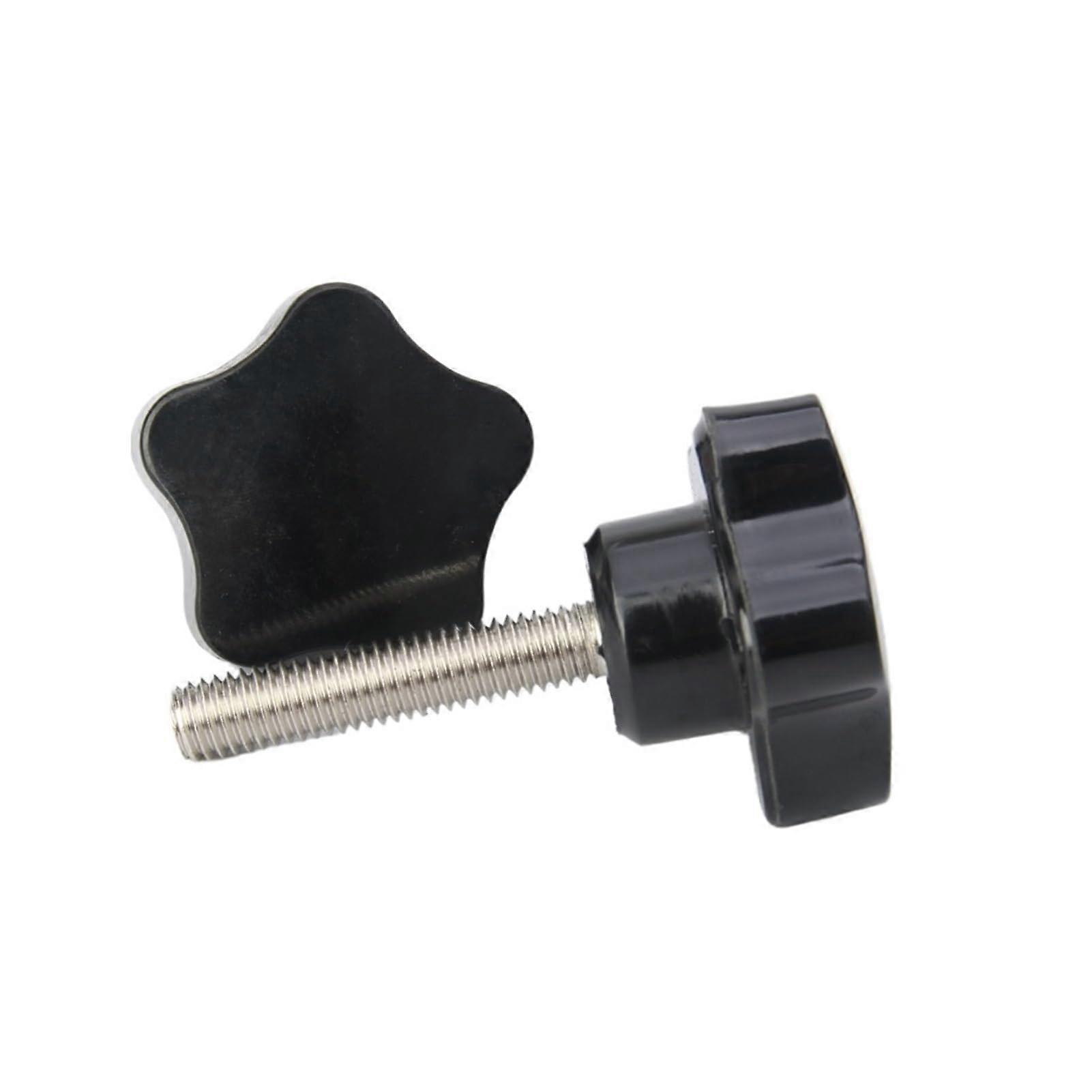 Plum Bakelite Handy Nuts Handle Screw with Pull Rod M632mm40mm(6PCS)