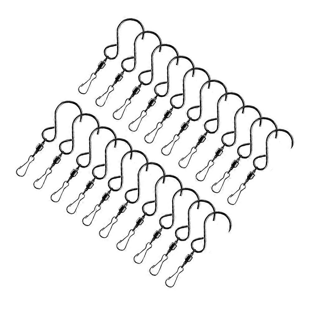 20pcs Dual Swivel Hooks Wind Chimes Garden Swivel Hooks Clips