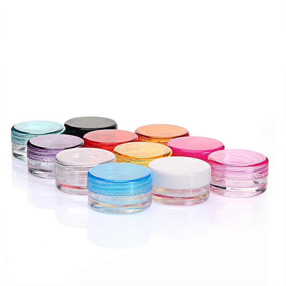 Mini Storage Containers Cosmetic Travelling Bottle Leak Proof Assorted Color 50Pcs