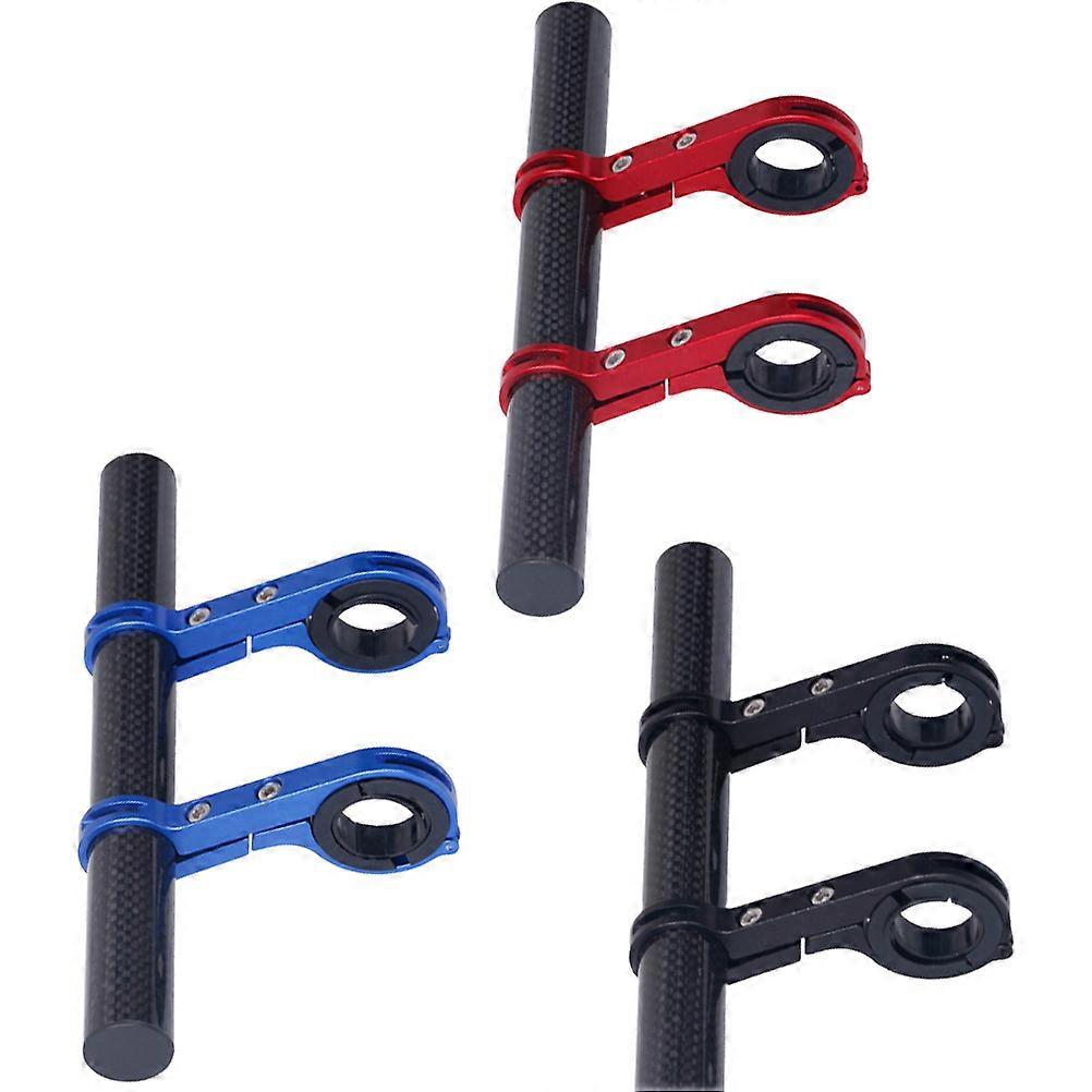 Cycle Accessories Bike Connecting Bracket Flashlight Mount Carbon Fiber Rectangular Tube Cyclists 20*2.2cm