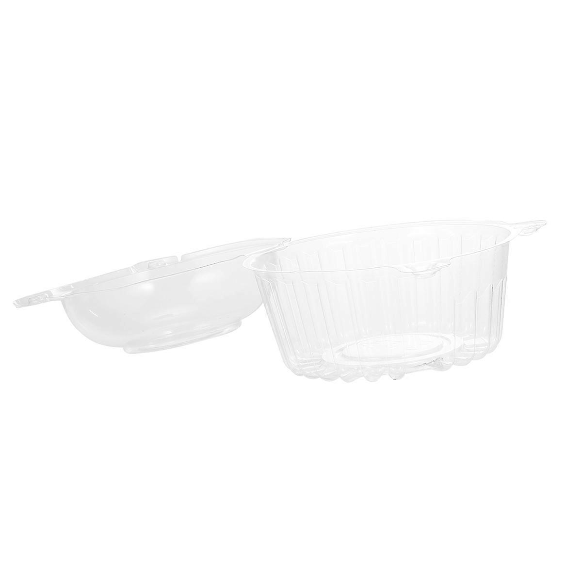 Transparent Cake Boxes with Lid for Storage Use Made of Plastic Great for Parties 100pcs