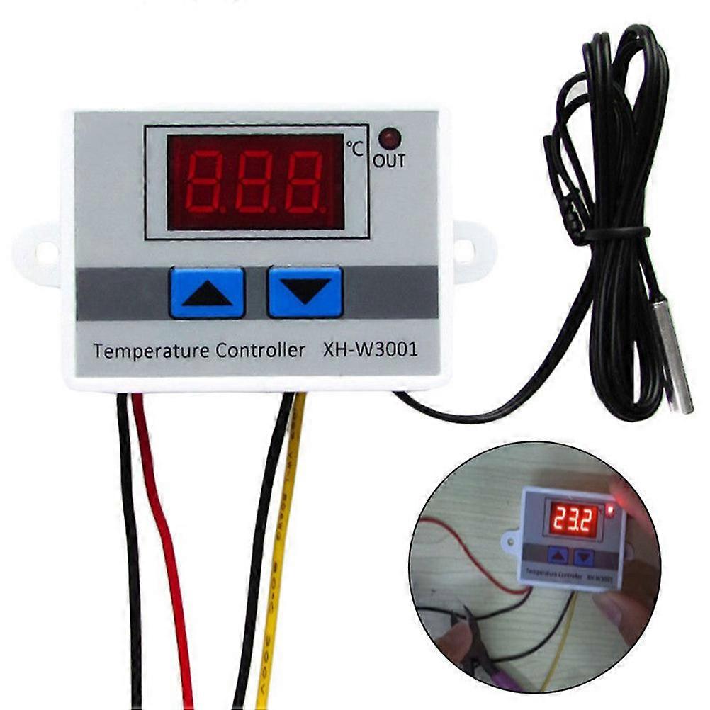 Digital Thermostat -3001 Central Air Conditioner Fan Coil Units Temperature Control Cooling Heating Energy Saving 1Pack