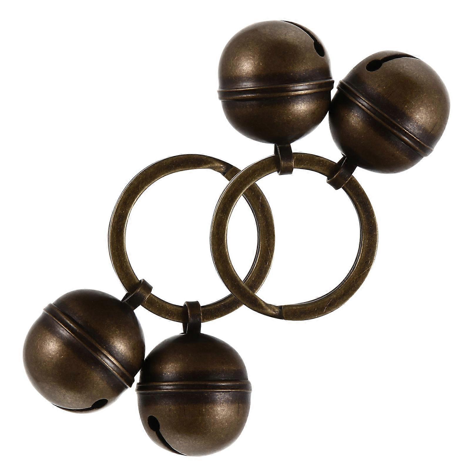 Copper Cat Collar Bells Set 2 Pack Pet Pendant Accessories for Dog and Cat Training & Decoration