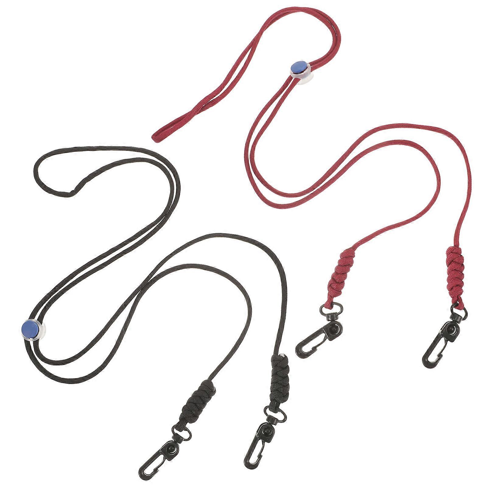 2Pcs Winter Mitten Lanyard Anti Lost Glove Lanyard Hanging Gloves Holder Strap Neck Mitten Lanyard