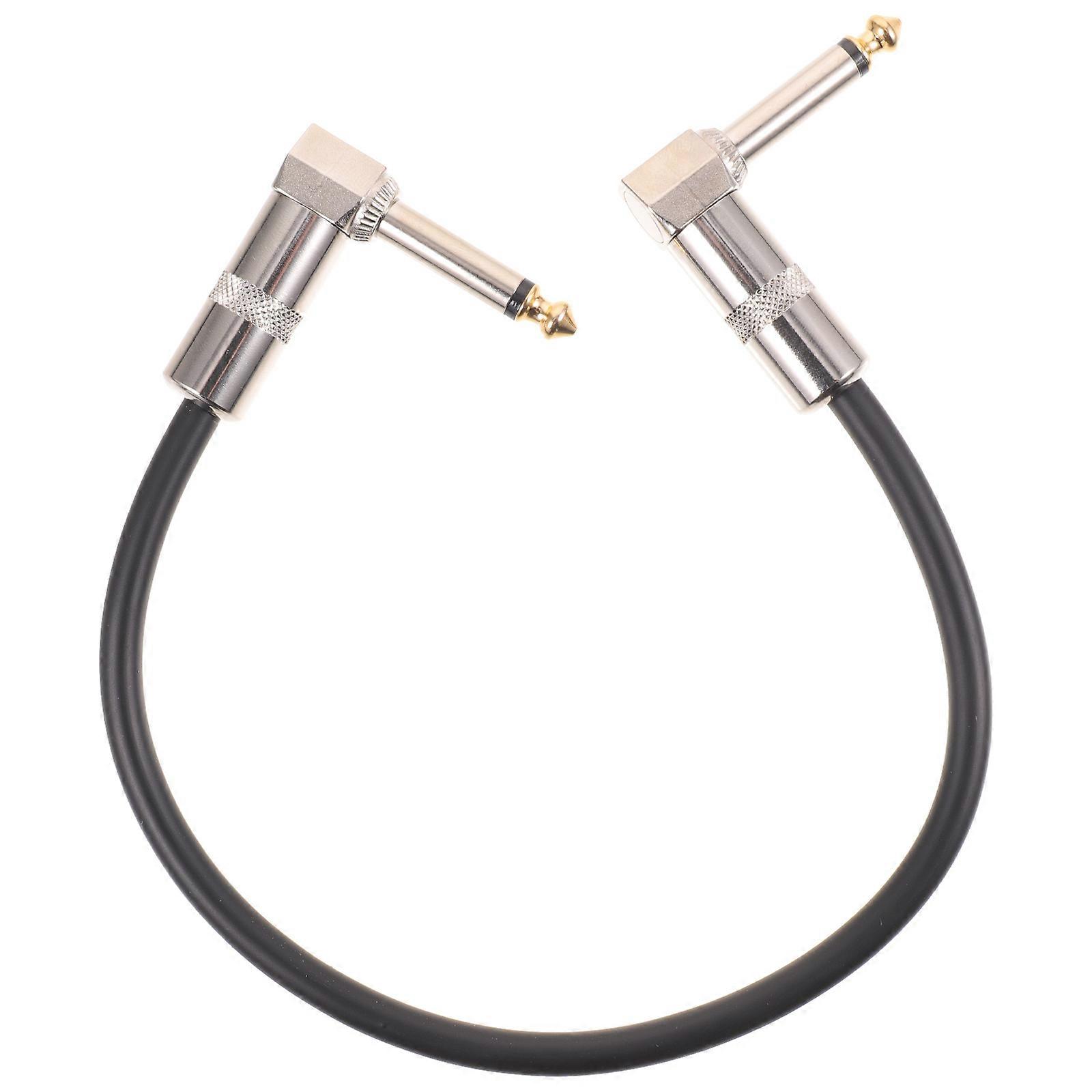 Effector Patch Cord Instrument Cables Noise Suppression Alloy Rubber 2Pcs