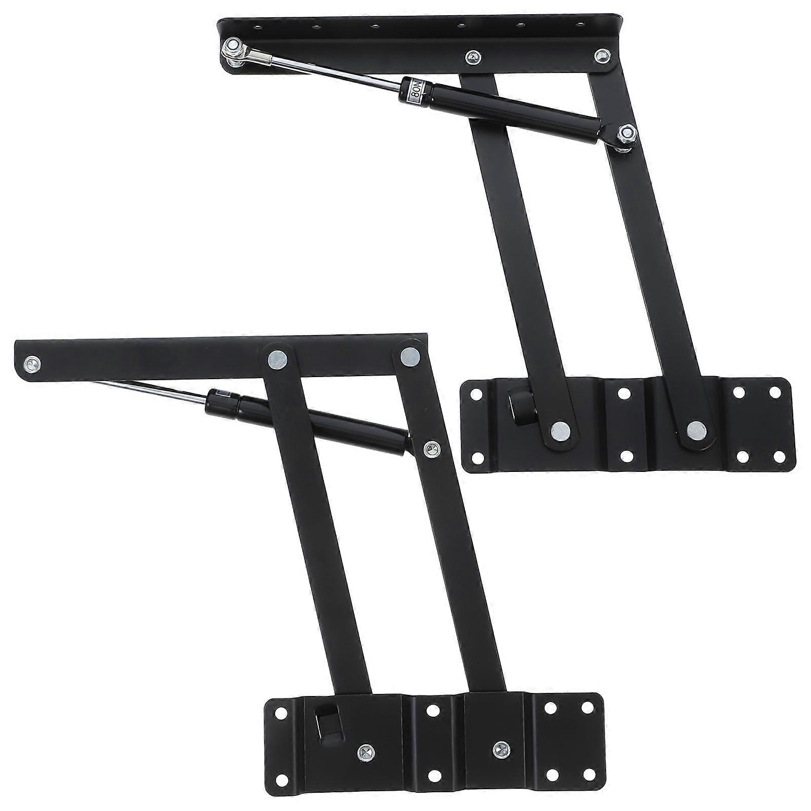 2 Pcs Heavy Duty Lift Up Hydraulic Hinge Adjustable Table Top Lifting Frame For Home Mechanism Hardware Coffee Table Furniture Lifting Tool