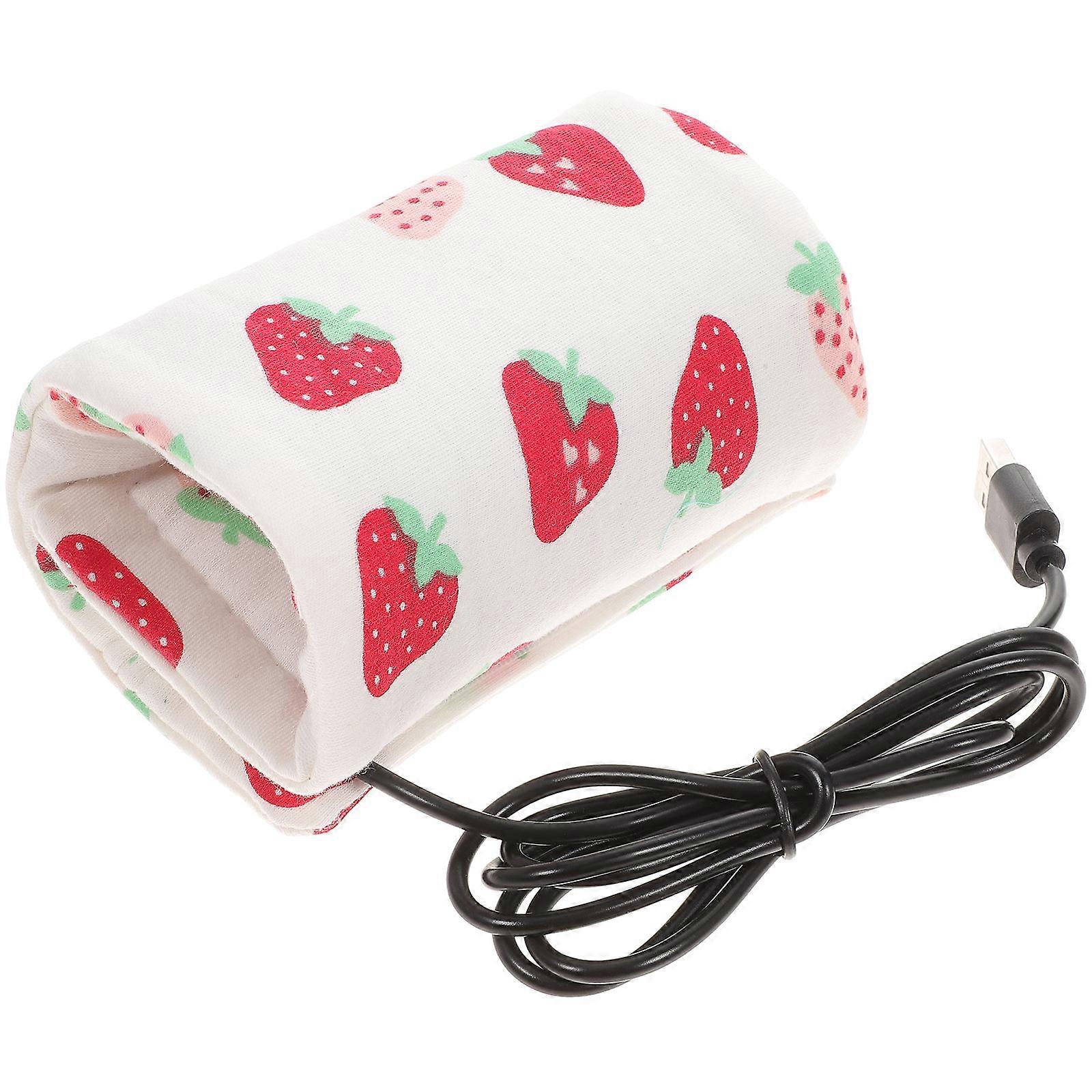 Adjustable Bottle Heating Bag For Travel Designed For Parents 27x12cm Cloth Material 1Set