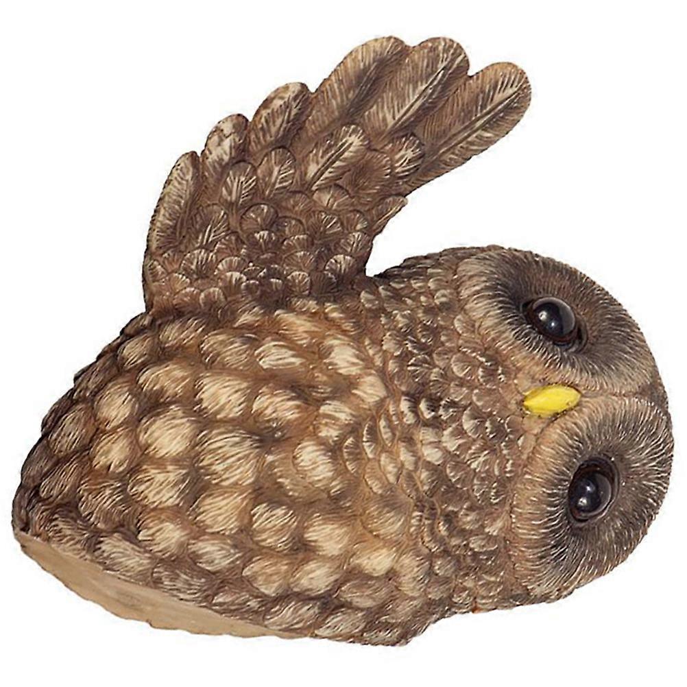 Adorable Owl Shaped Tree Decoration for DIY Made of Resin Multicolor Lightweight and Weatherproof 7