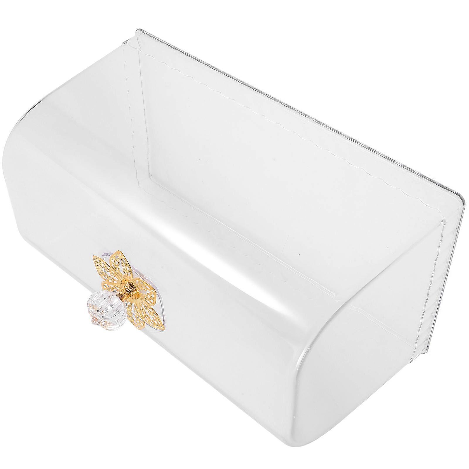 Dish Plate Covers Clear Cake Dome Simple Design Household Users 1Pcs