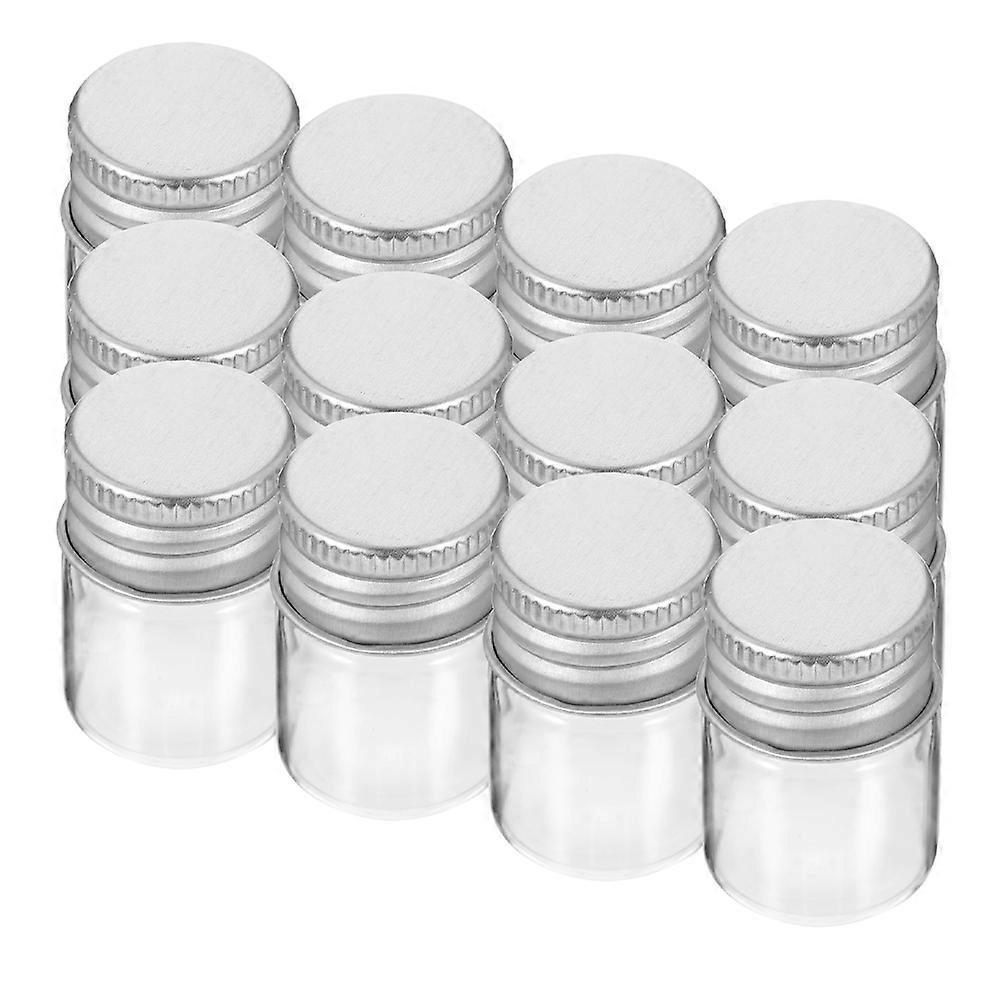 24 Pack Small Glass Vials with Caps – Leak Resistant Storage Bottles for Essential Oils, Lab Samples, and DIY Crafts