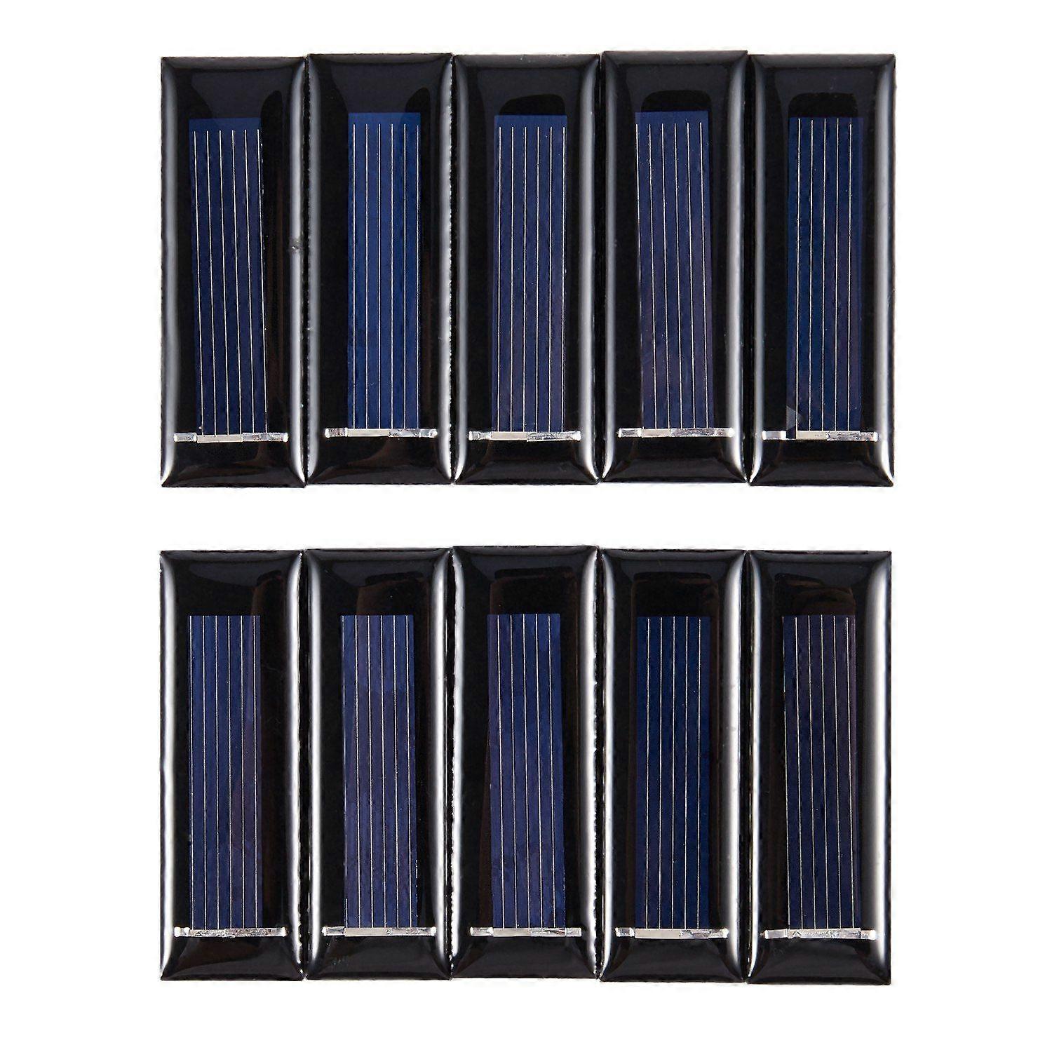 10Pcs Mini Solar Panel 0.5V 100mA Solar Cells Photovoltaic panels