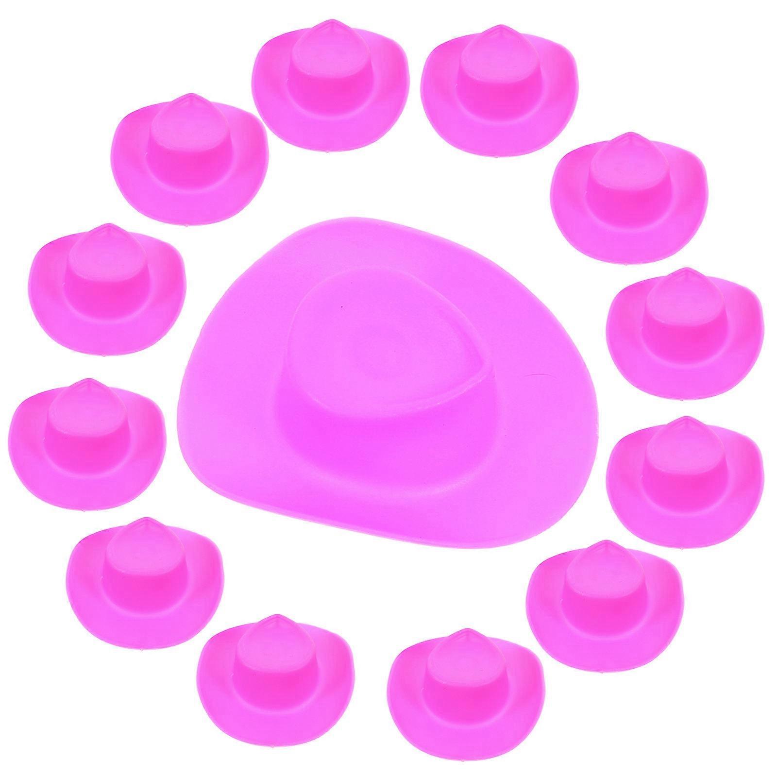 30pcs Miniature Doll House Hat Plastic Hat Decorative Hat