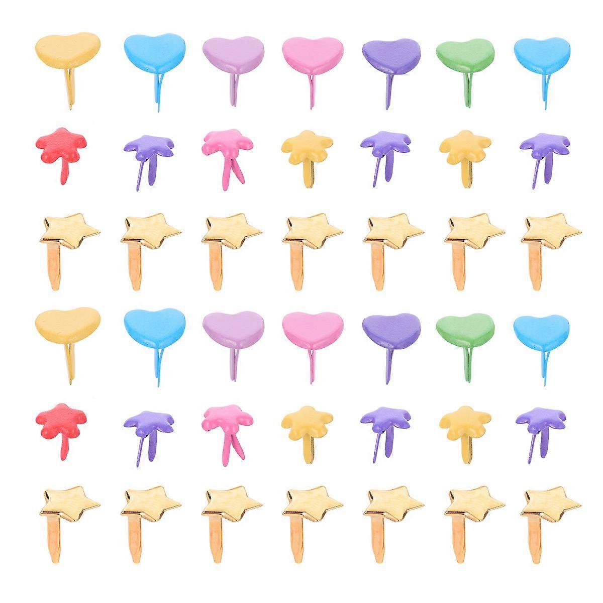 300個ミニカラフルブラッドツーレッグネイルクローネイル手作りDIYアクセサリー